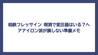 相鉄フレッサイン 明洞で変圧器はいる？ヘアアイロン派が損しない準備メモ