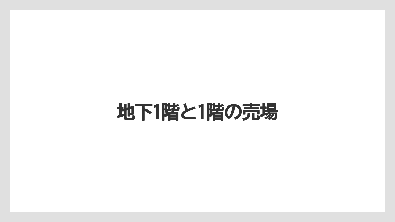 【お土産】【宿泊】【手土産】【旅】【銘菓】地下1階と1階の売場