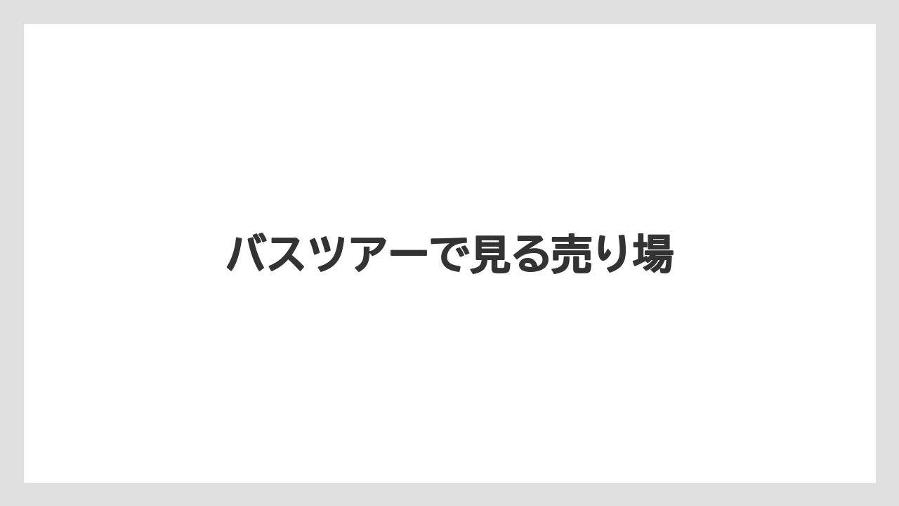 【お土産】【ご当地】【宿泊】【手土産】【旅】バスツアーで見る売り場