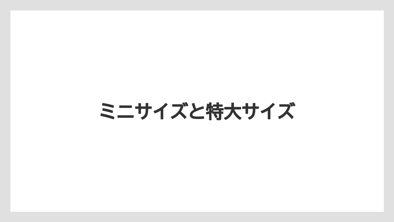 【お土産】【宿泊】【旅】ミニサイズと特大サイズ
