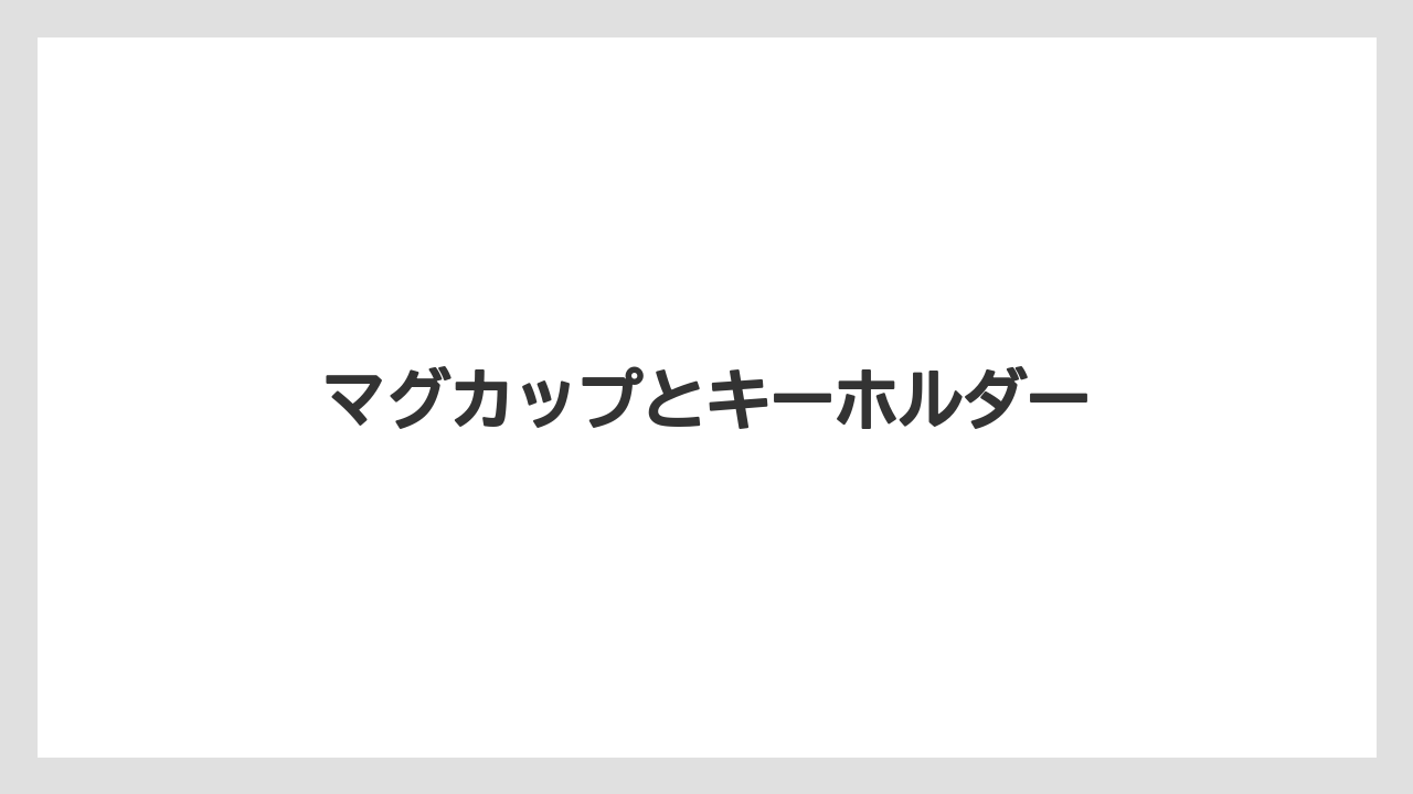 【お土産】【リゾート】【宿泊】マグカップとキーホルダー