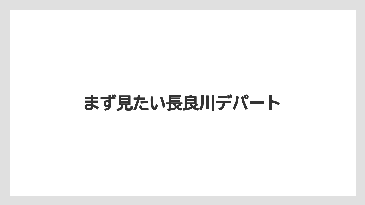 【お土産】【リゾート】【宿泊】【手土産】【旅】まず見たい長良川デパート