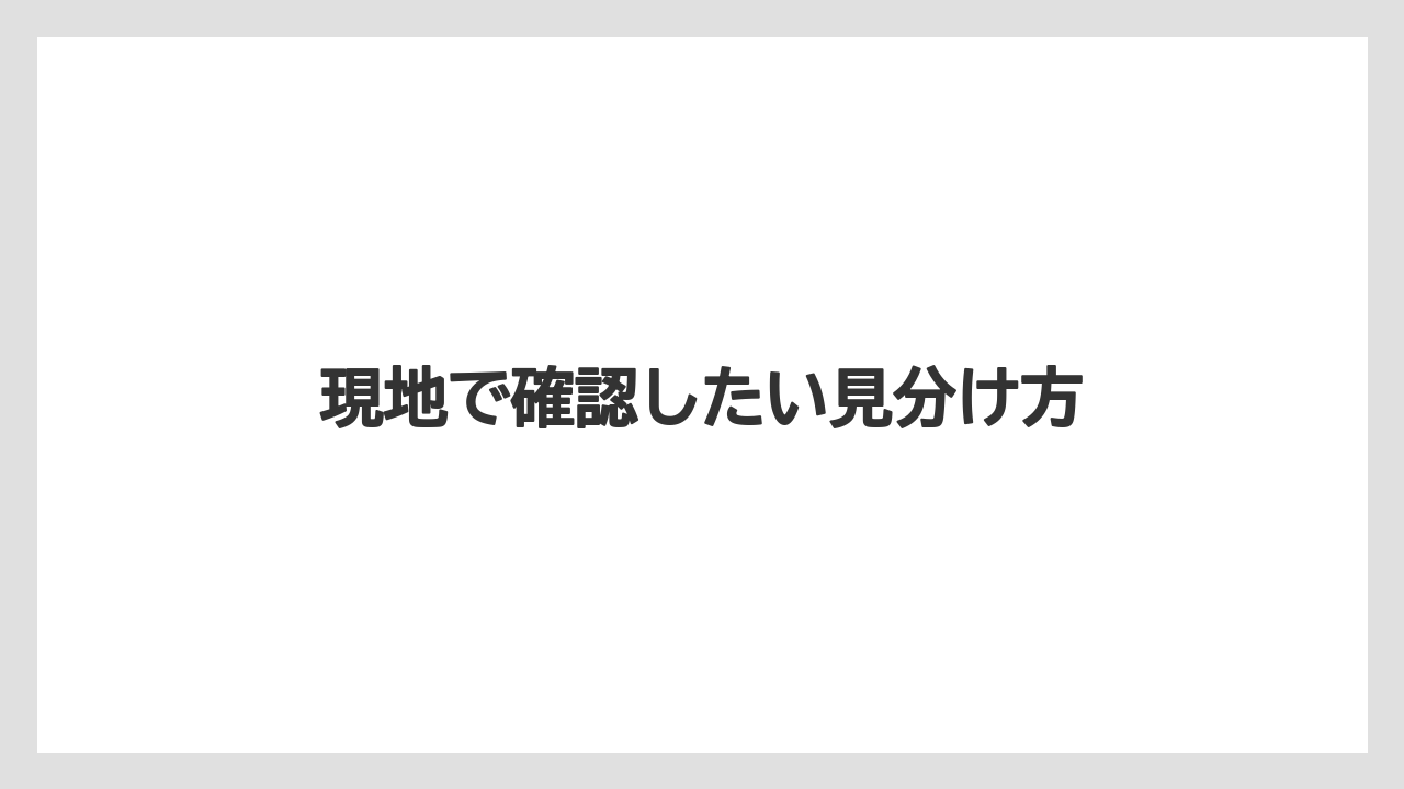 【リゾート】【宿泊】【旅】現地で確認したい見分け方