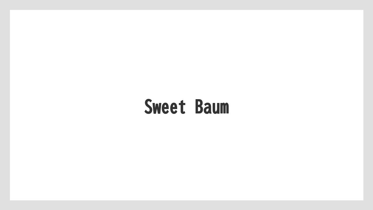 【お土産】【宿泊】【手土産】【旅】Sweet Baum